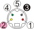 4-polige Mini-DIN-Buchse (WK-0701)